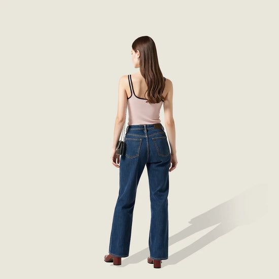 Contrast-Trim Tank Top A10082