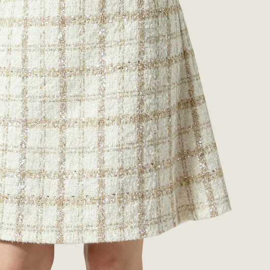 Tweed Jacket And Skirt Set A10390