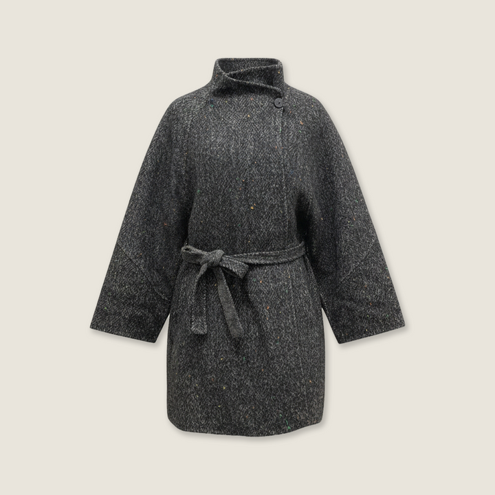 Textured Wrap Coat M31N