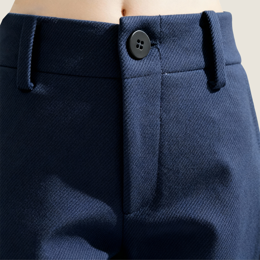 Structured Cropped Trousers M31N