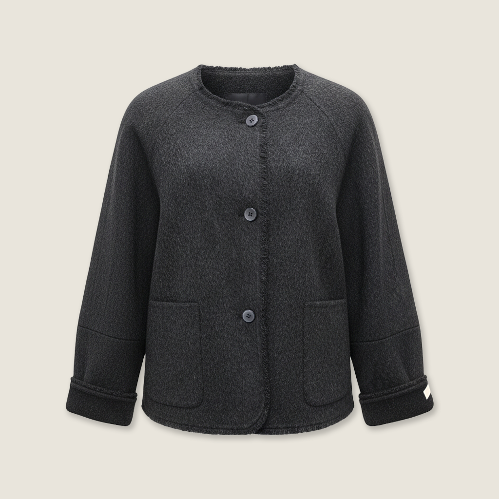 Pure Wool Cropped Jacket M31N