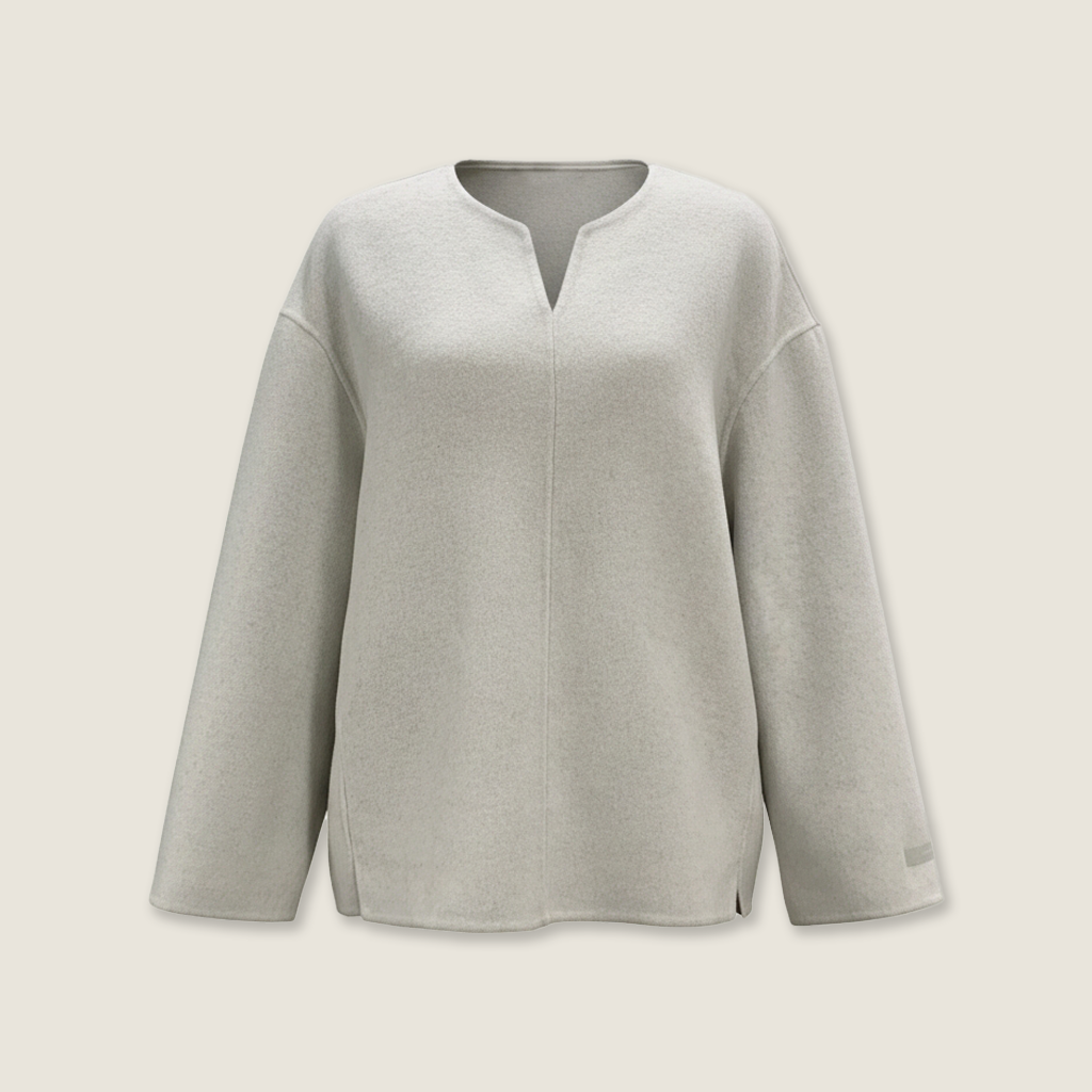 Wool V Neck Sweater M31N