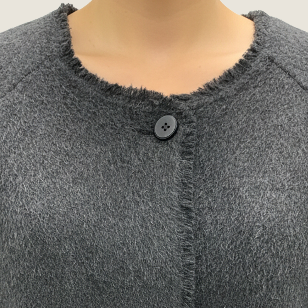 Pure Wool Cropped Jacket M31N