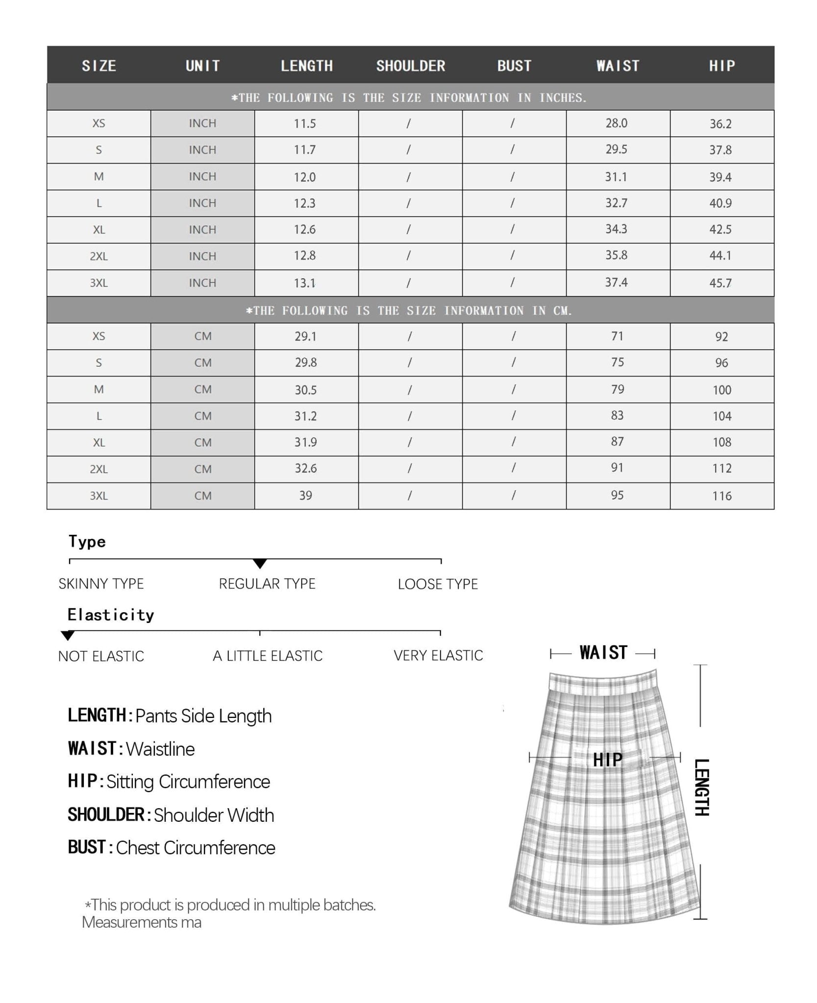 [M31N] High Waist Pleated Skort with Soft Lining and Breathable Fabric 10041 - M31N