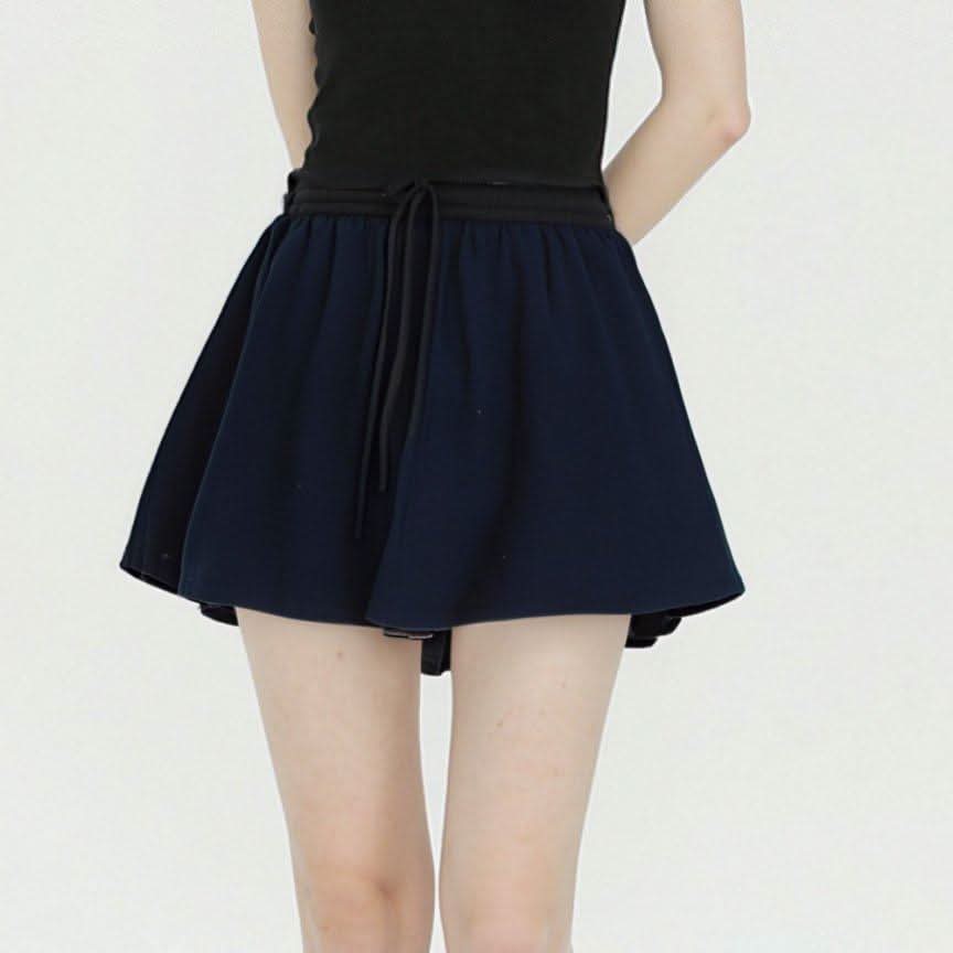 [M31N] Short skirt, sporty style, gray and navy blue, cute, elegant, for women 10050 - M31N