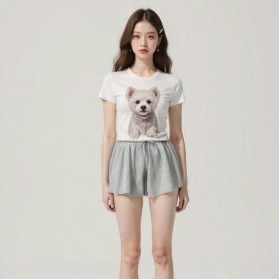 [M31N] Short skirt, sporty style, gray and navy blue, cute, elegant, for women 10050 - M31N