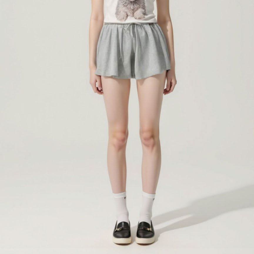 [M31N] Short skirt, sporty style, gray and navy blue, cute, elegant, for women 10050 - M31N